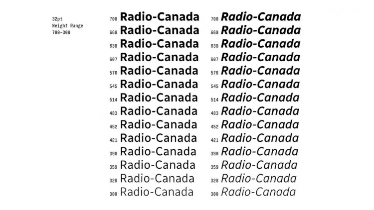 Radio Canada Big Regular Font preview