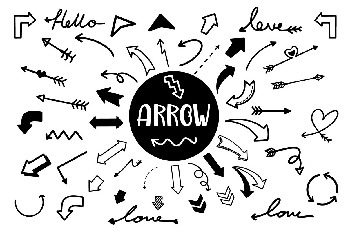 Arrow Font preview