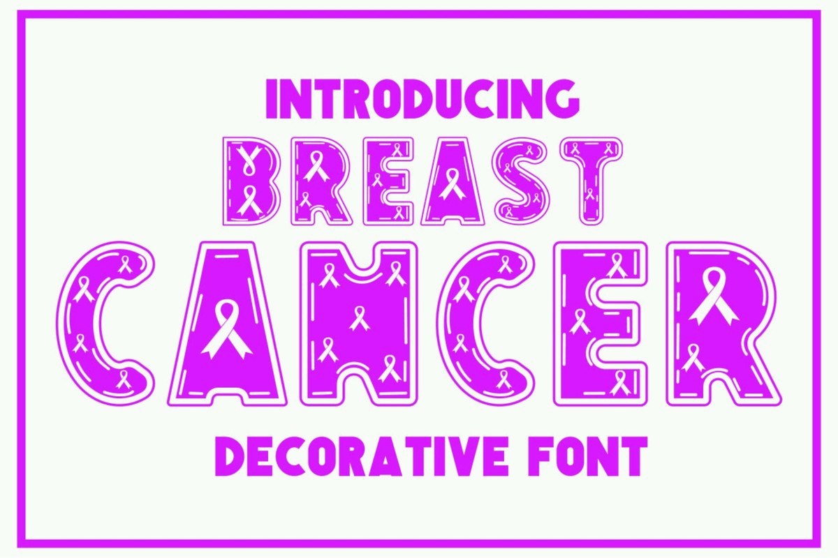 Breast Cancer Regular Font preview