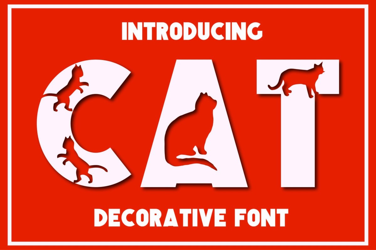 Cat Font preview