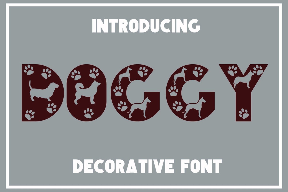 Doggy Font preview