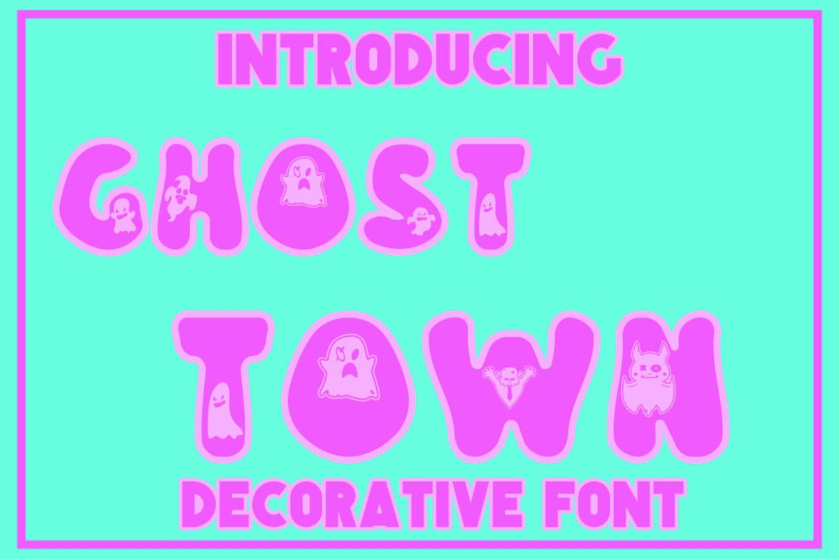 Ghost Town Font preview