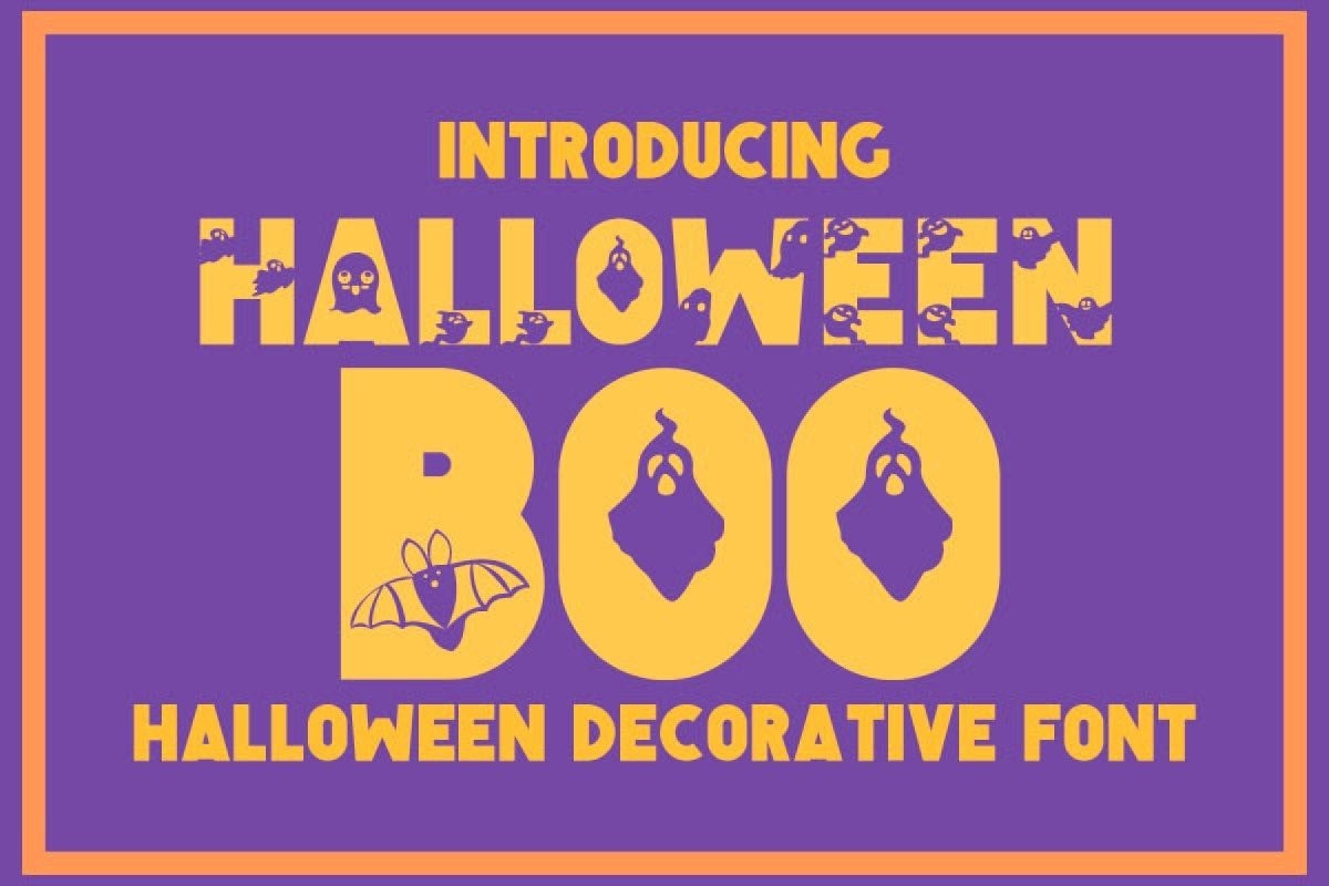 Halloween Boo Font preview