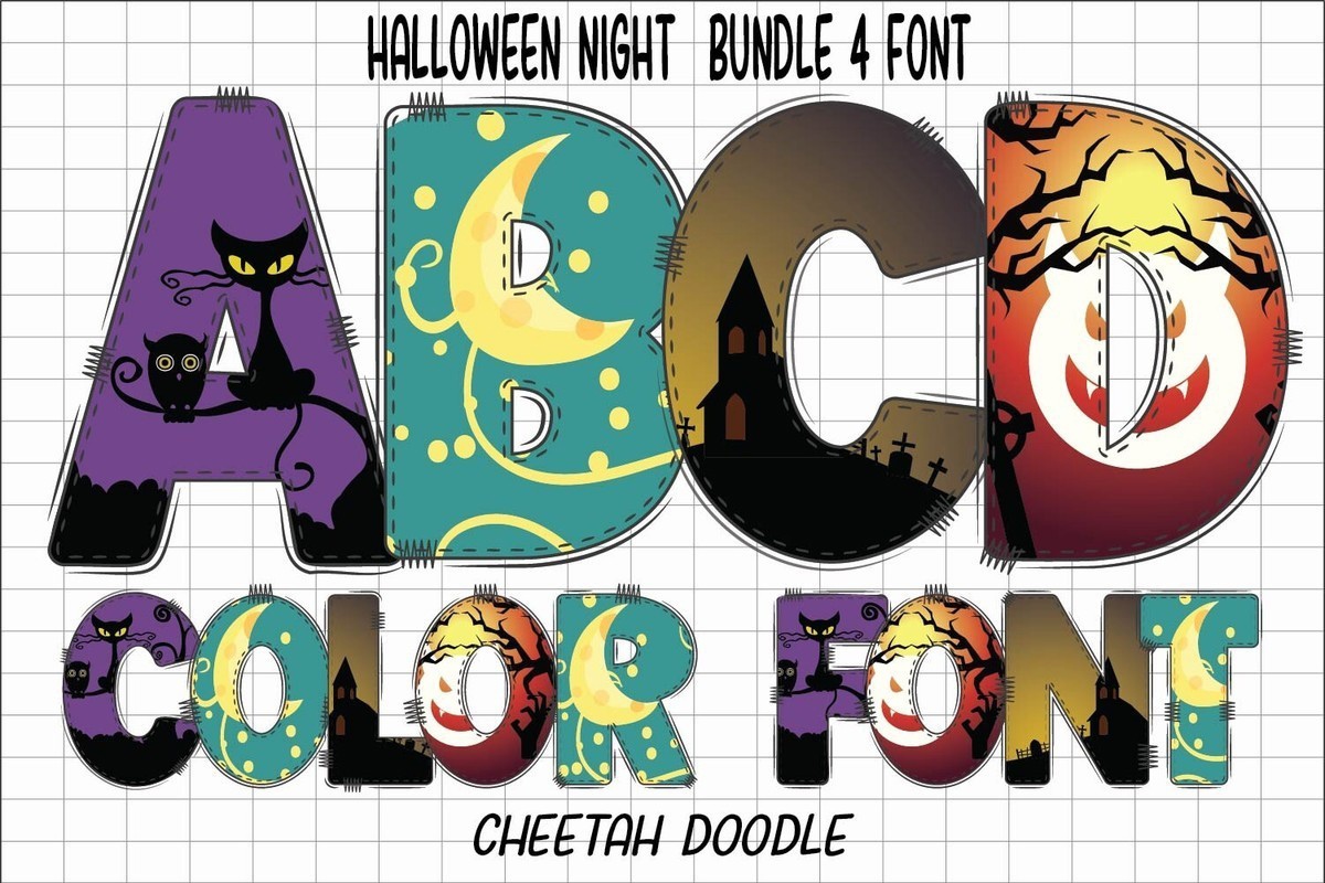 Halloween Night 3 Font preview