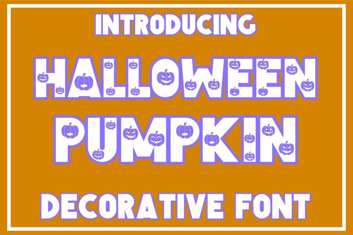 Halloween Pumpkin Regular Font | xFonts.pro