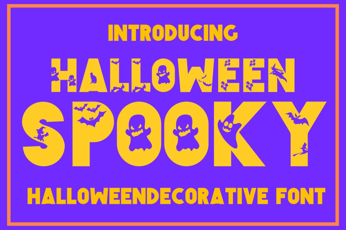 Halloween Spooky Font preview