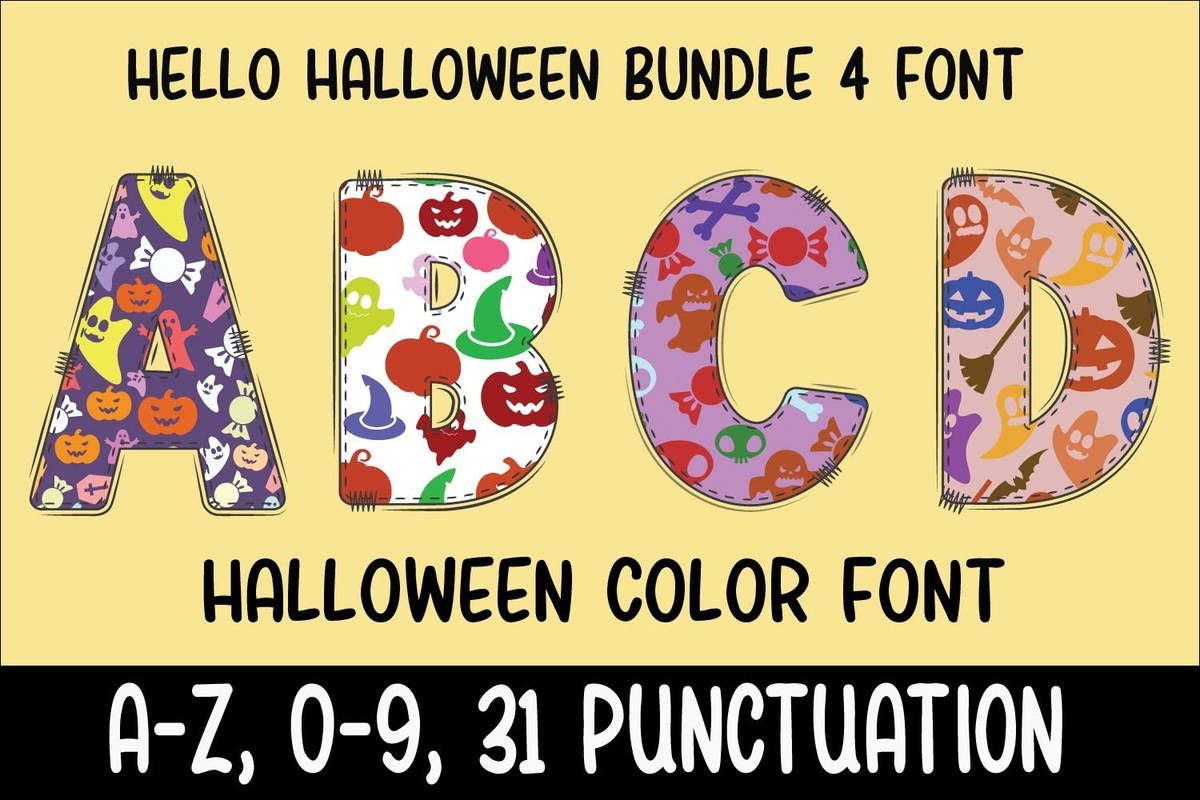 Hello Halloween Font preview