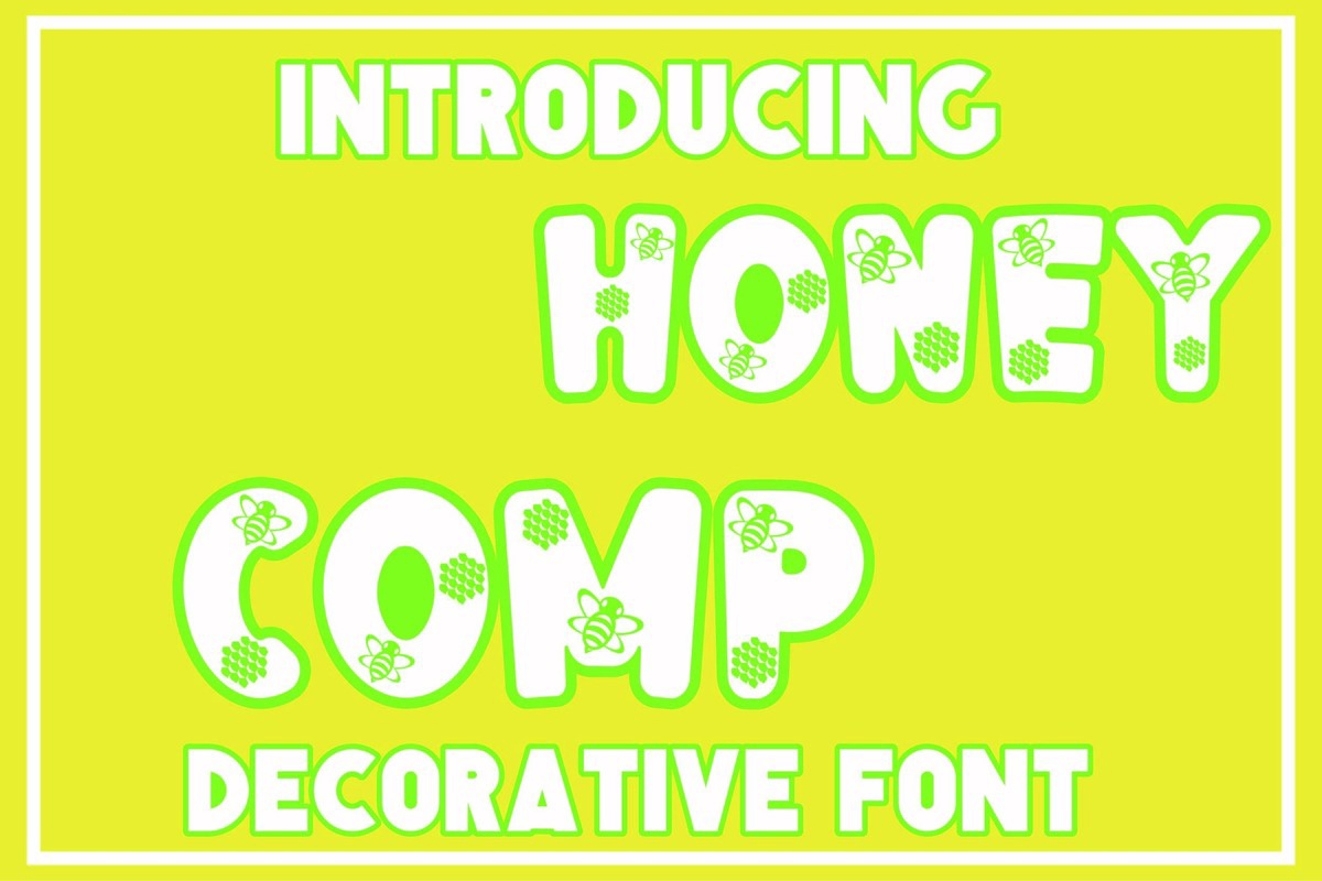 Honey Comp Font preview