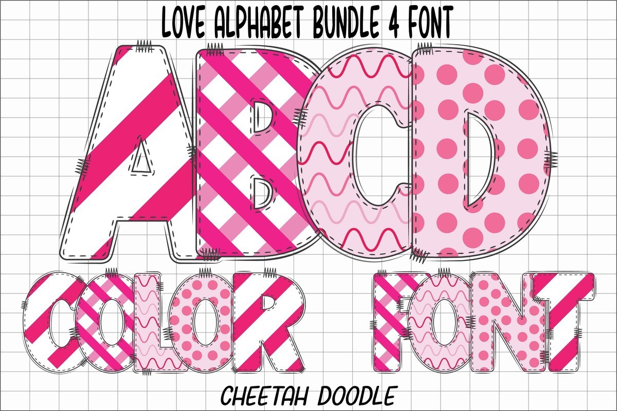 Love Alphabet Font preview