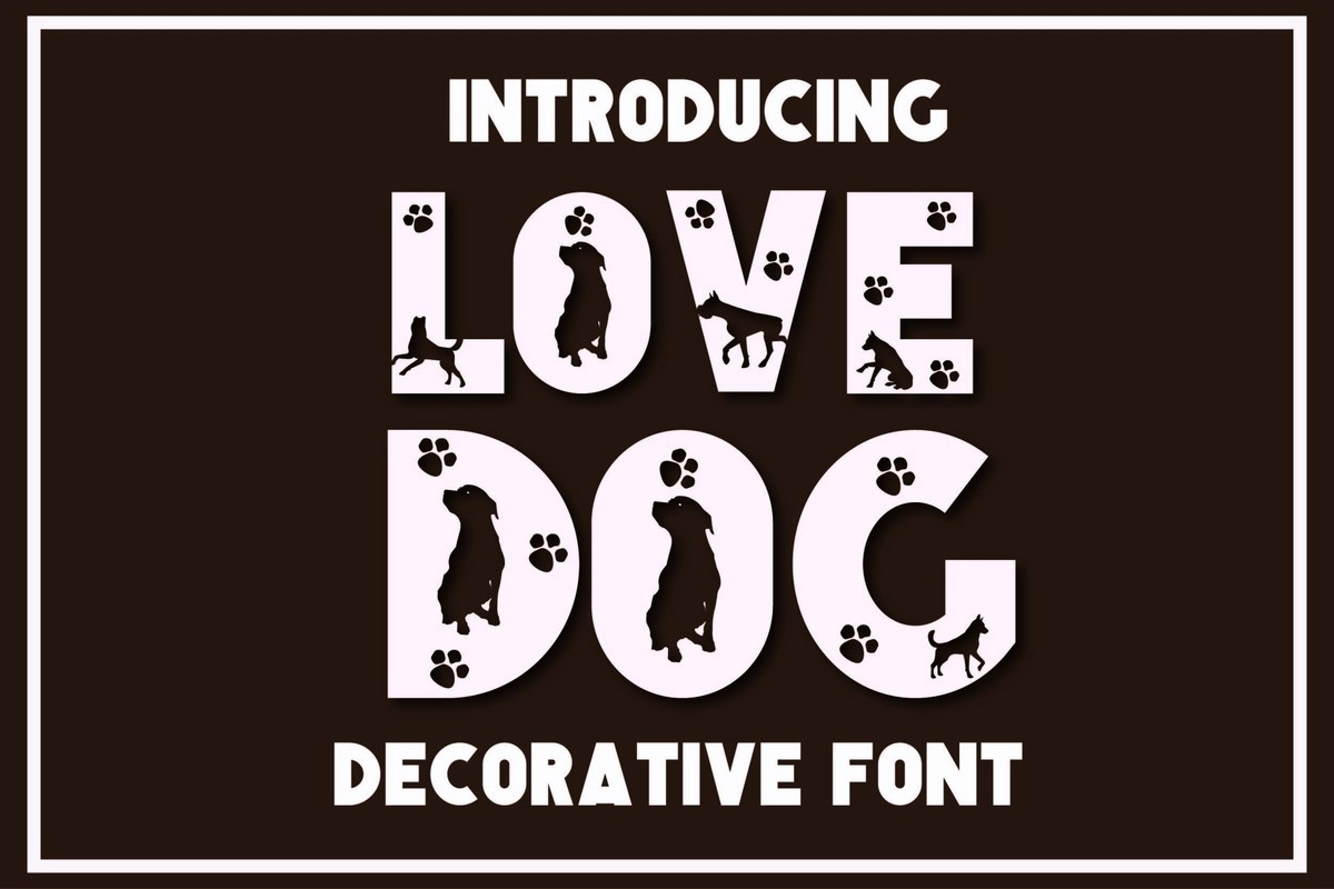 Love Dog Font preview