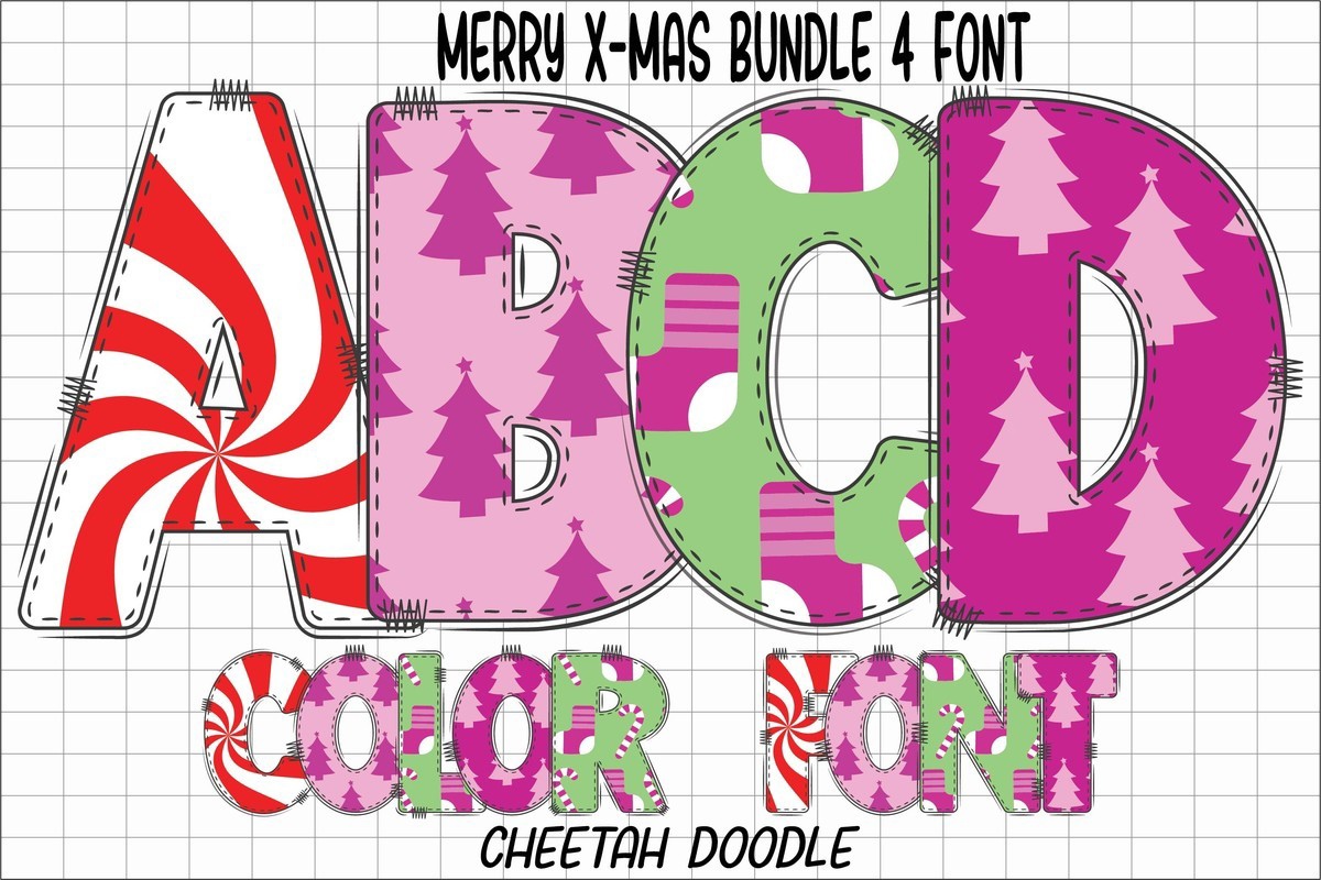 Merry X-mas 1 Font preview