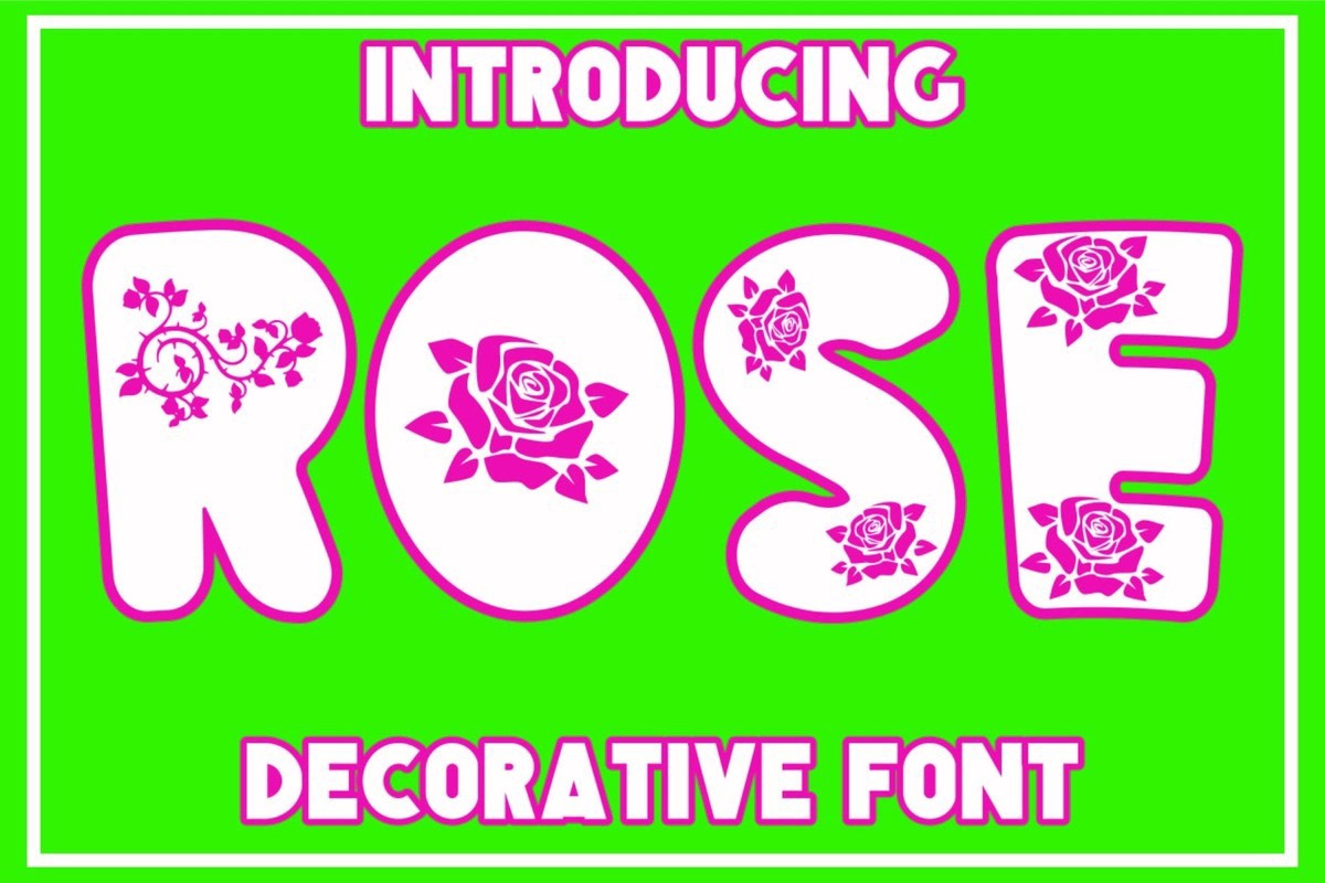 Rose Regular Font | xFonts.pro