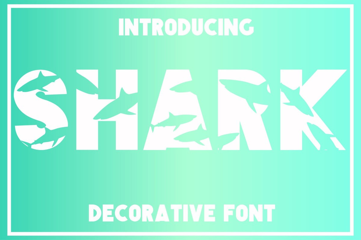 Shark Font preview