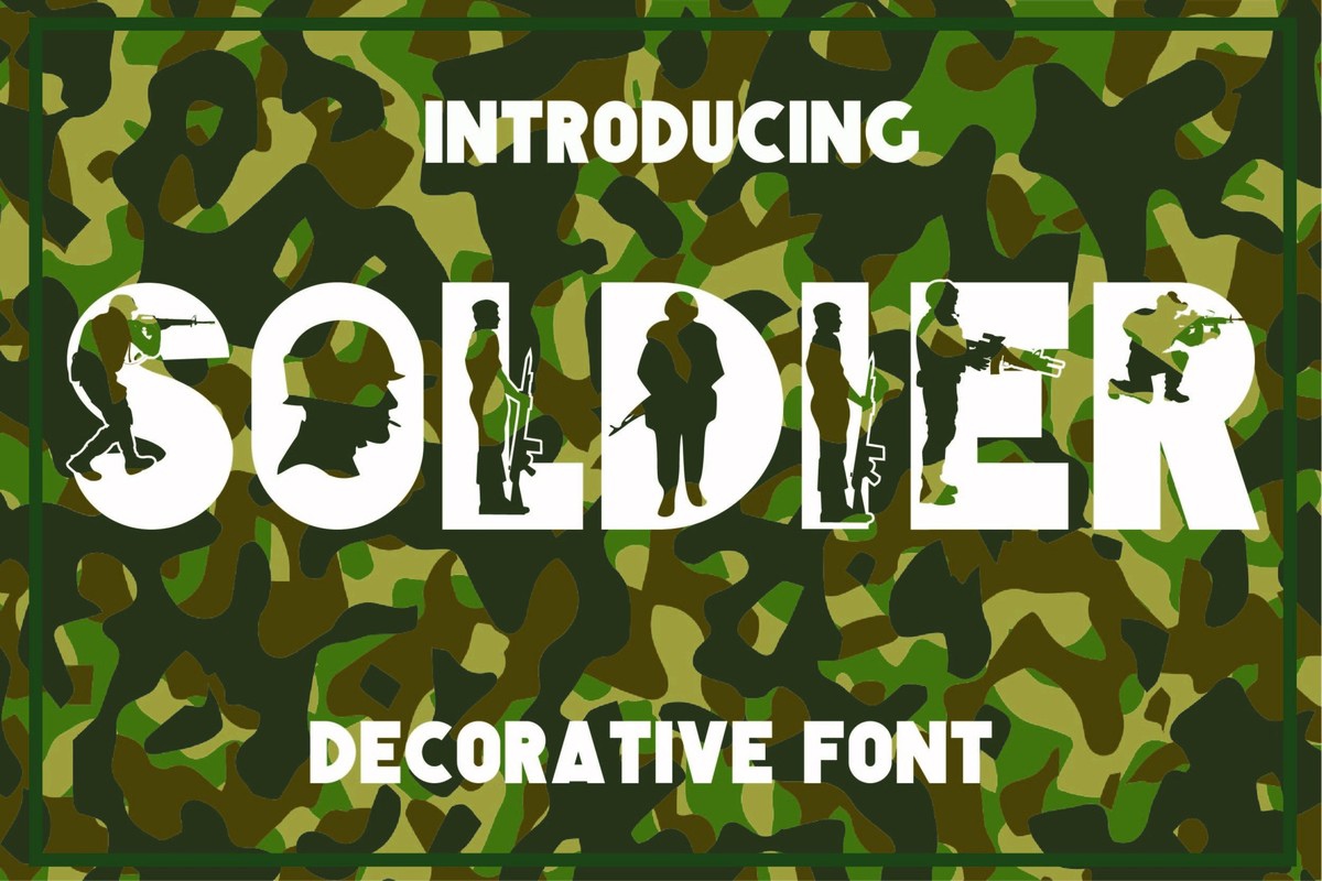 Soldier Regular Font preview