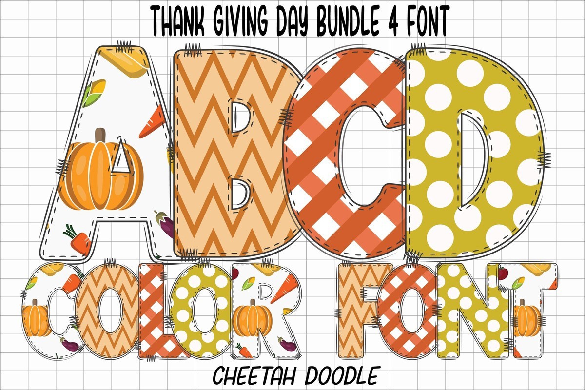 Thank Giving Day 3 Font preview