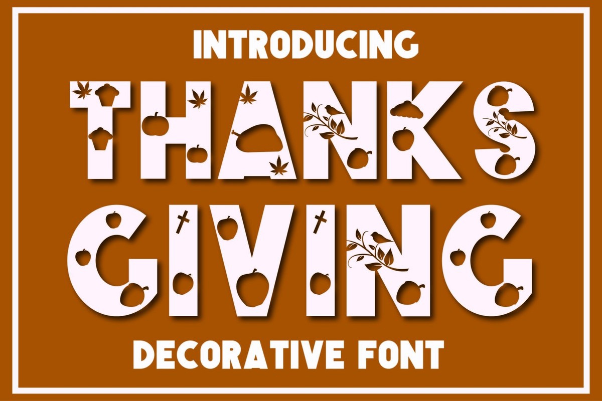 Thanksgiving Font preview