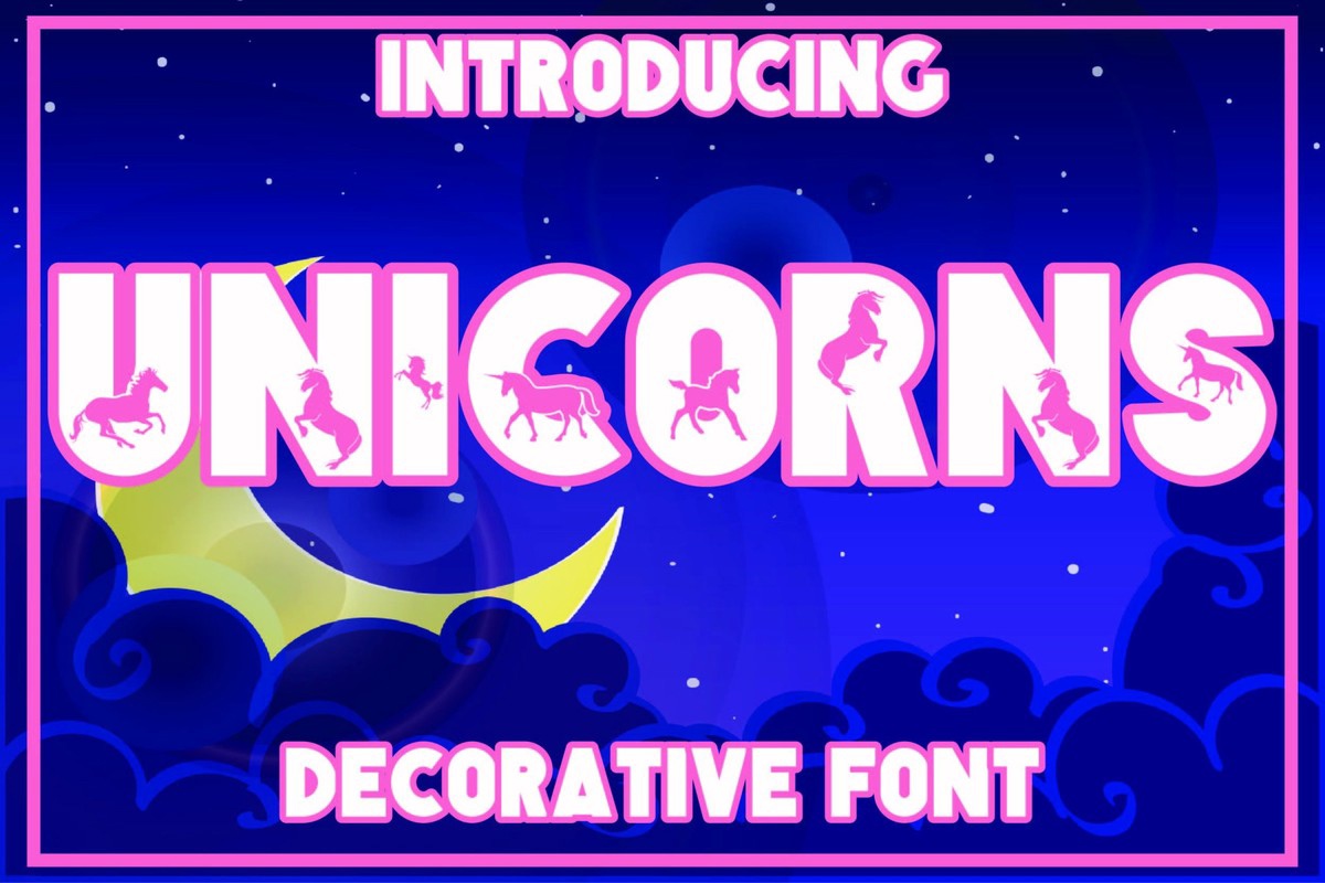 Unicorns Regular Font preview