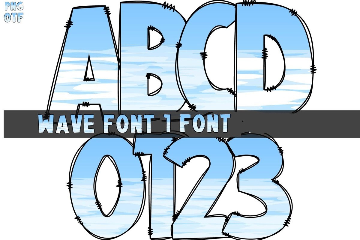 Wave Font preview