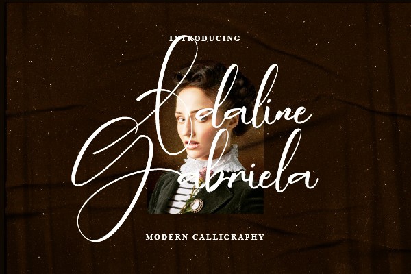 Adaline Gabriela Regular Font preview