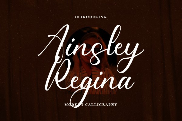 Ainsley Regina Regular Font preview