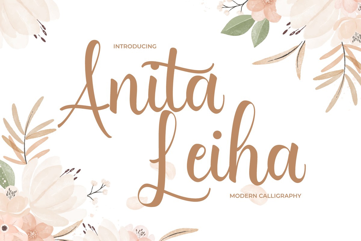 Anita Leiha Font preview