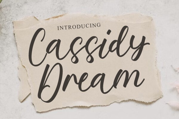 Cassidy Dream Regular Font preview