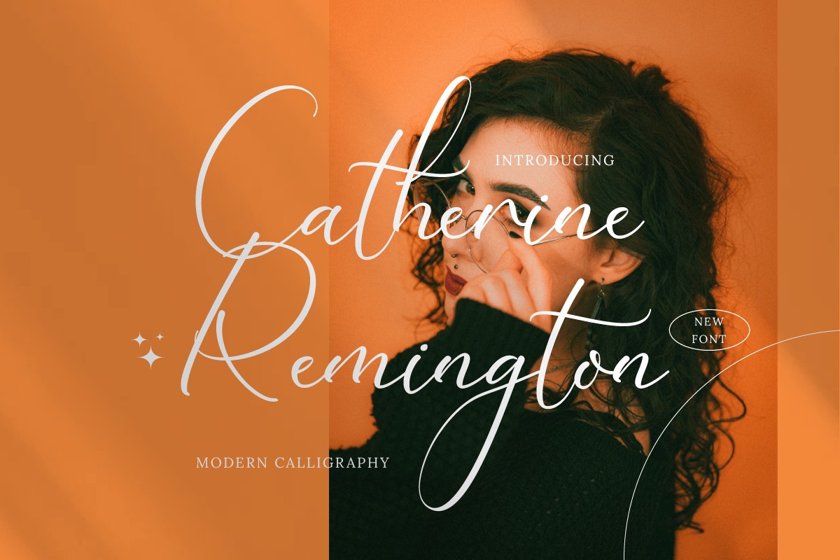 Catherine Remington Regular Font preview