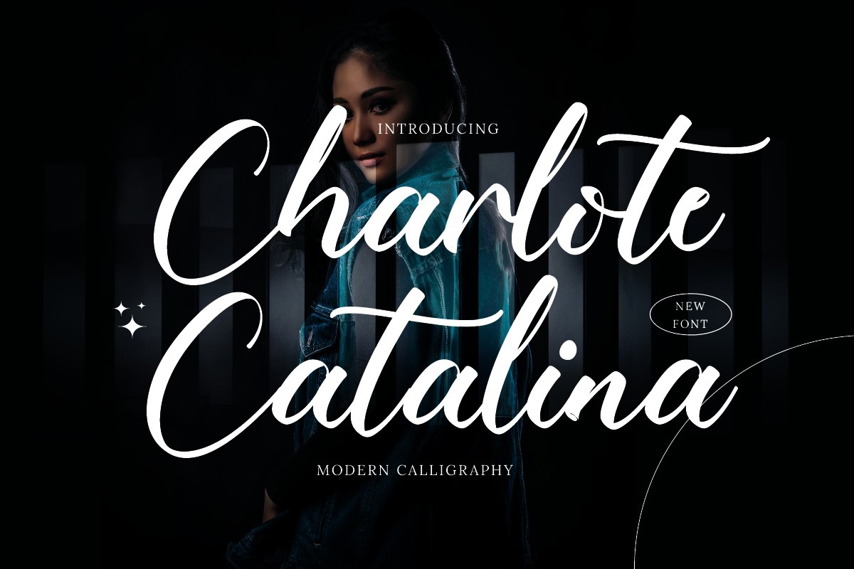 Charlote Catalina Regular Font preview