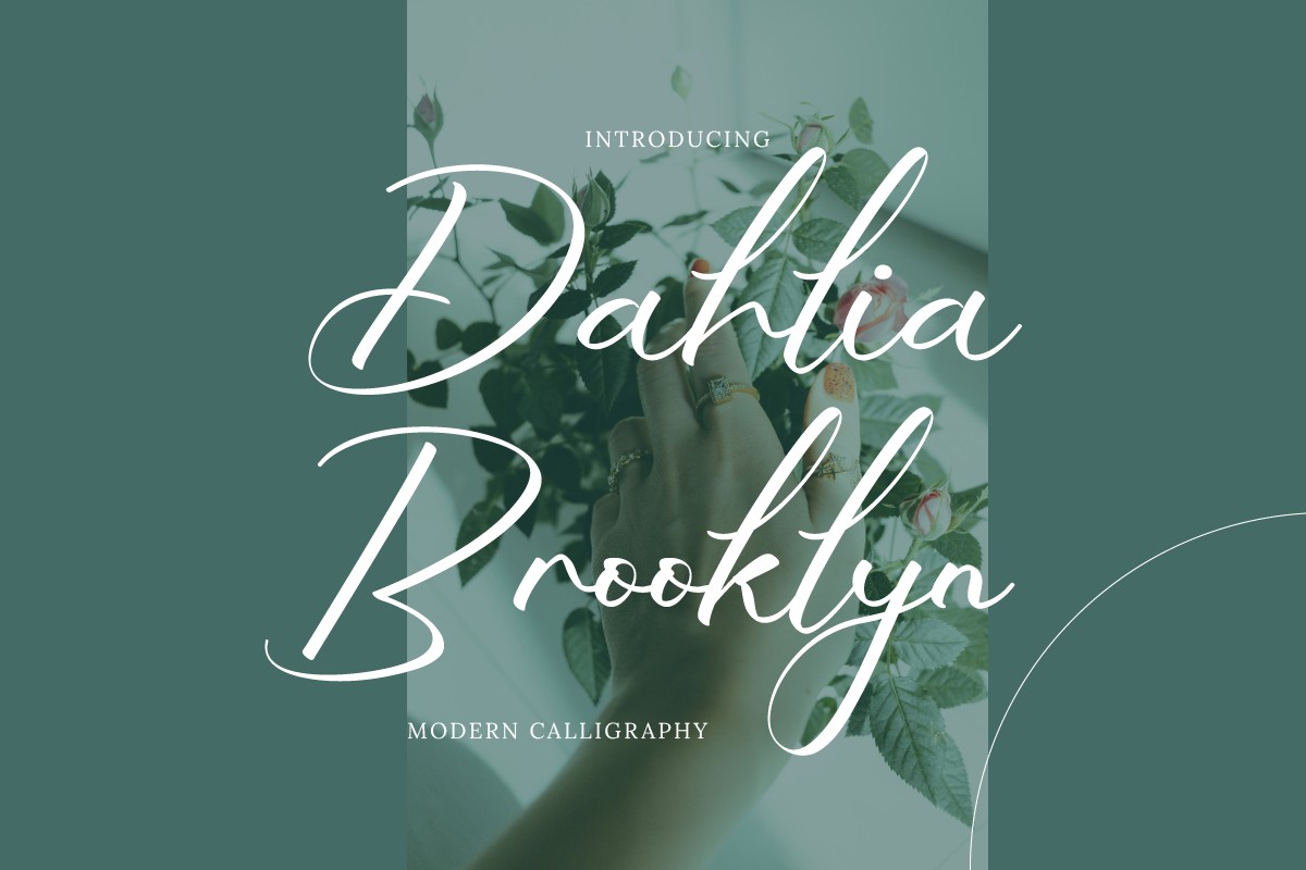 Dahlia Brooklyn Font preview