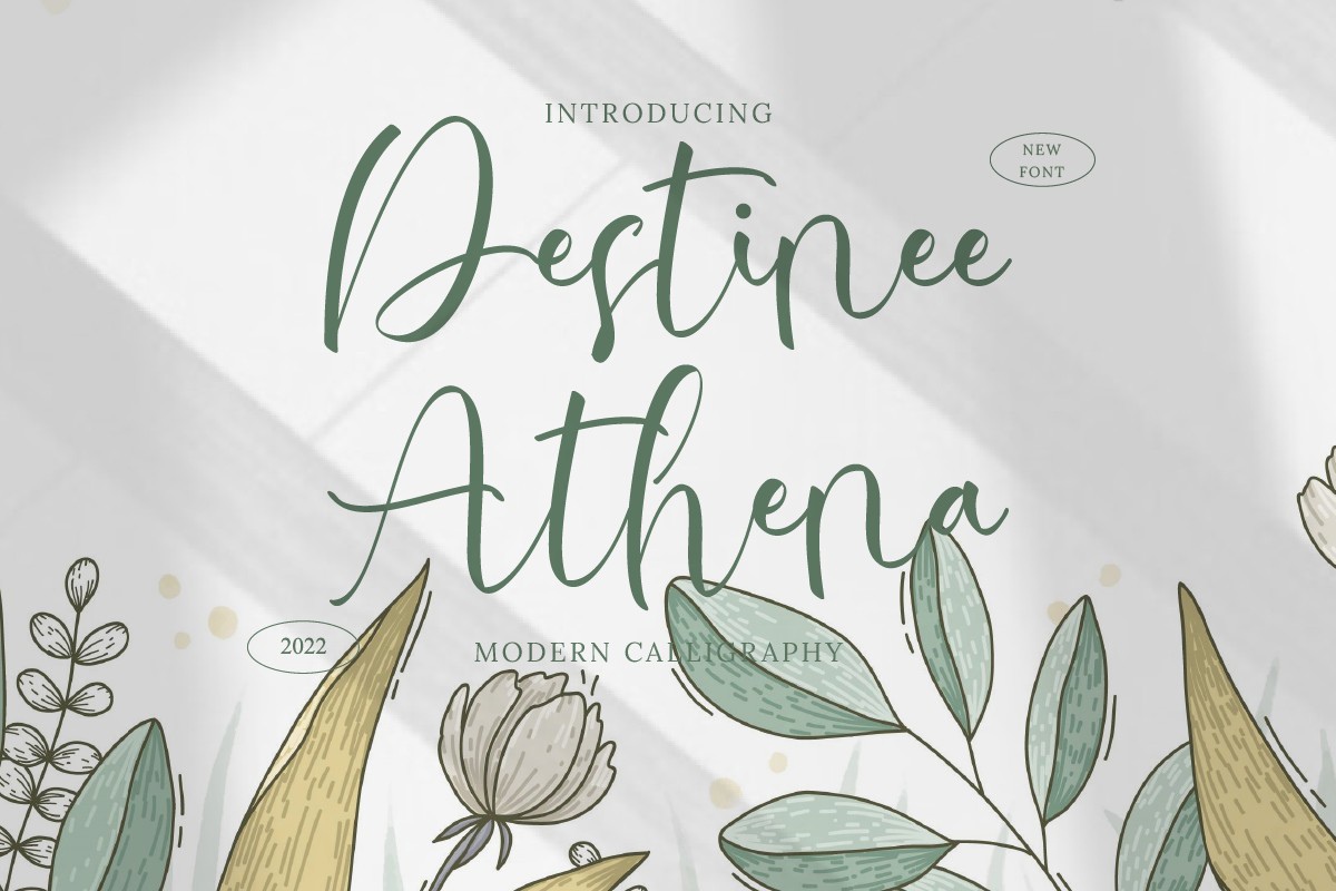 Destinee Athena Font preview