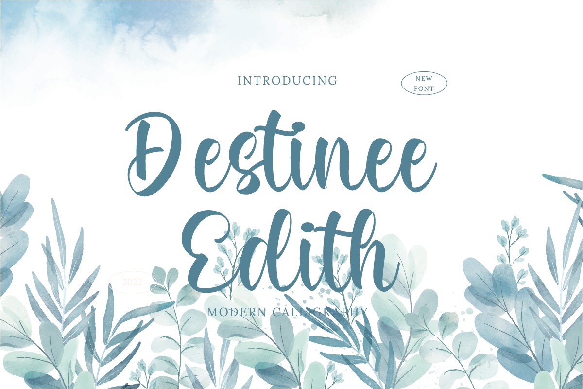 Destinee Edith Font preview