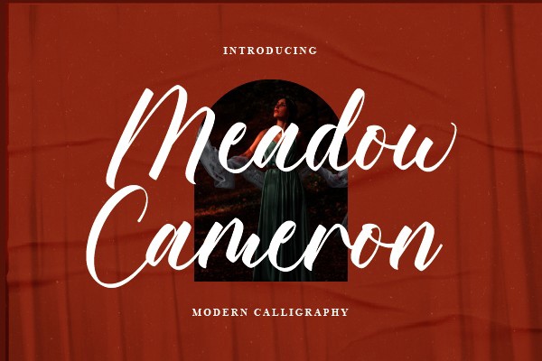 Meadow Cameron Regular Font preview