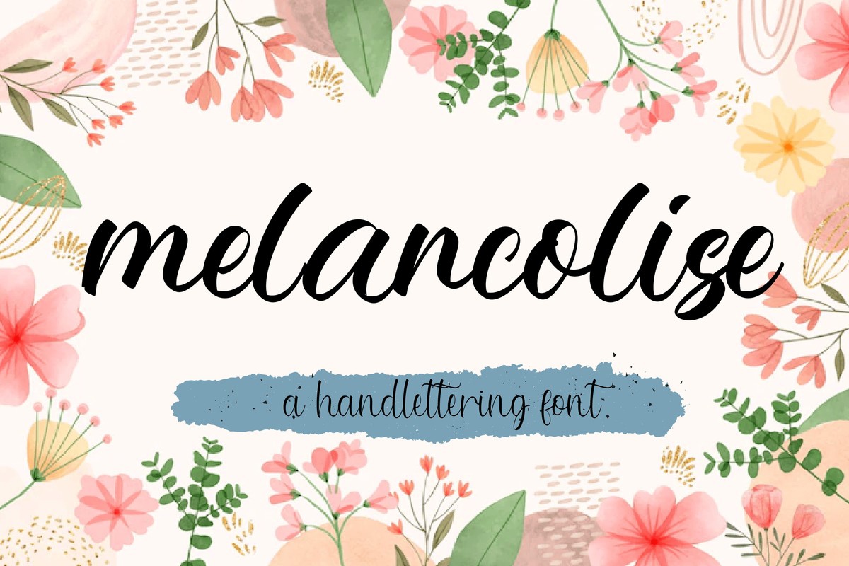 Melancolise Regular Font preview