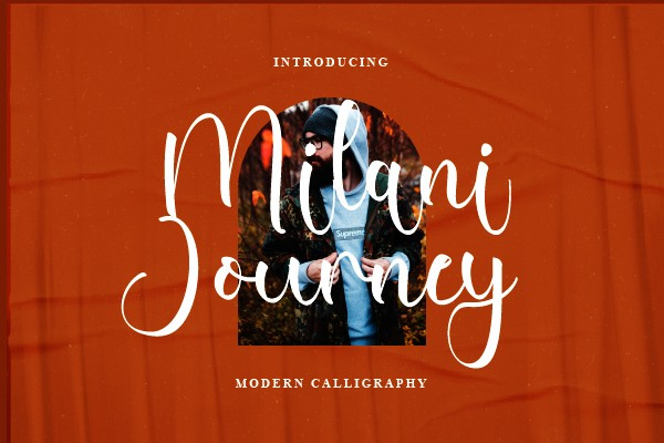 Milani Journey Font preview