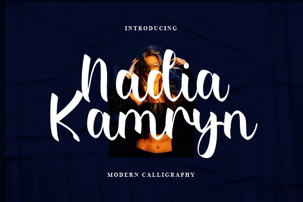 Nadia Kamryn Font preview