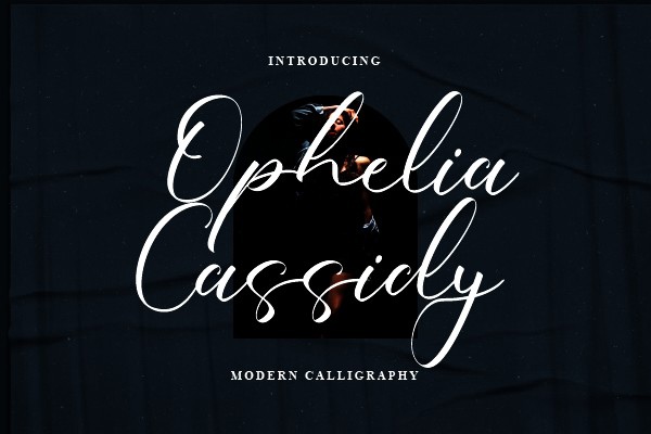 Ophelia Cassidy Font preview