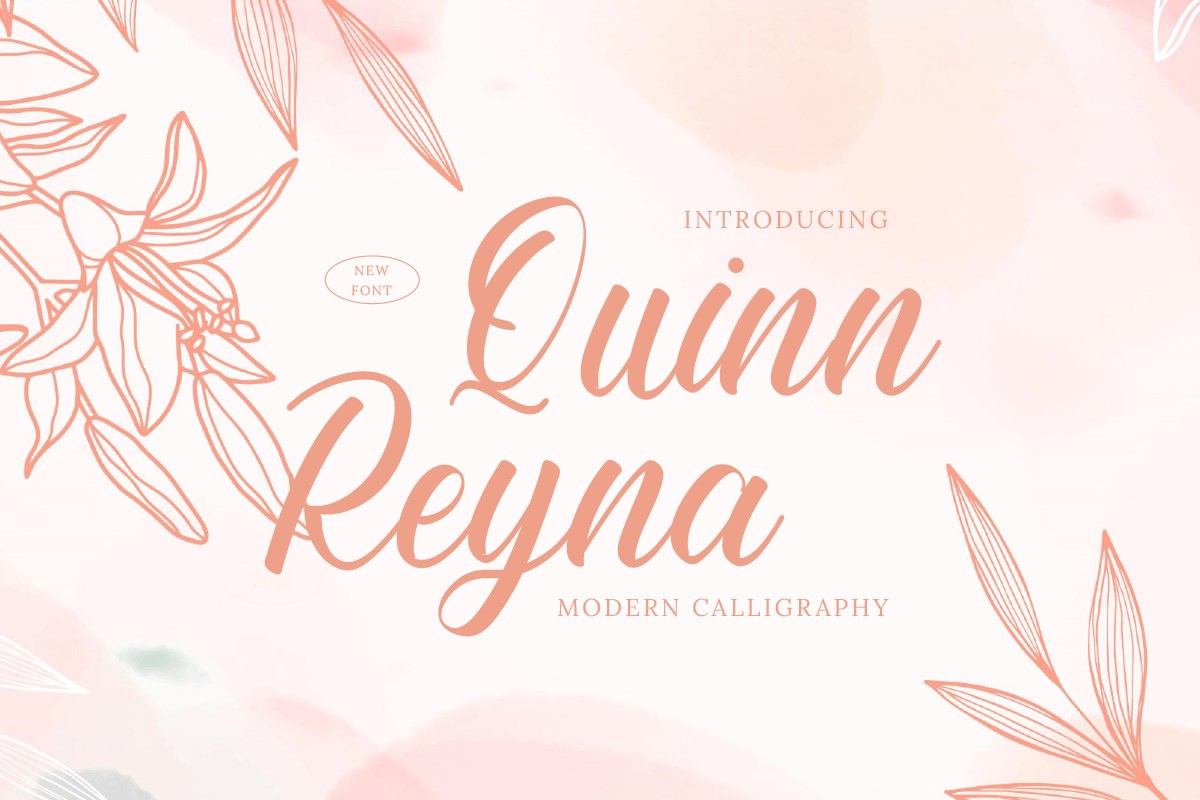 Quinn Reyna Regular Font preview