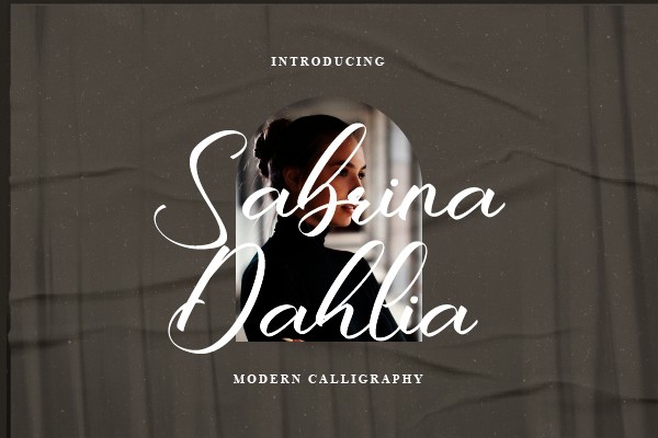 Sabrina Dahlia Regular Font preview