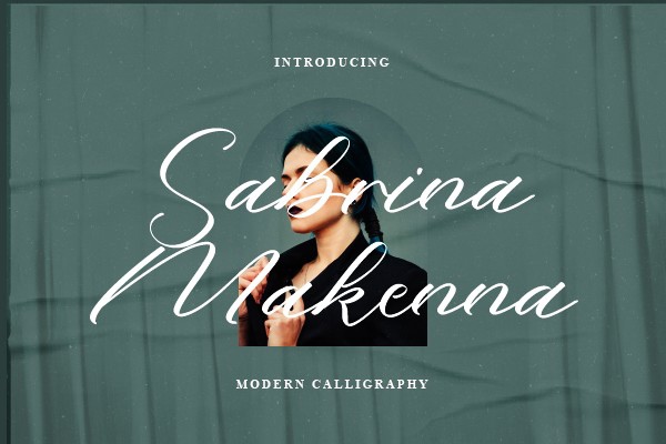 Sabrina Makenna Font preview