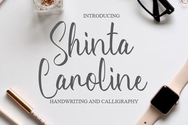 Shinta Caroline Font preview