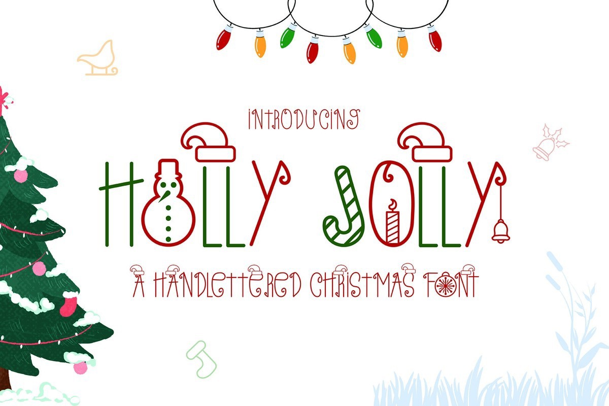 Holly Jolly Font preview