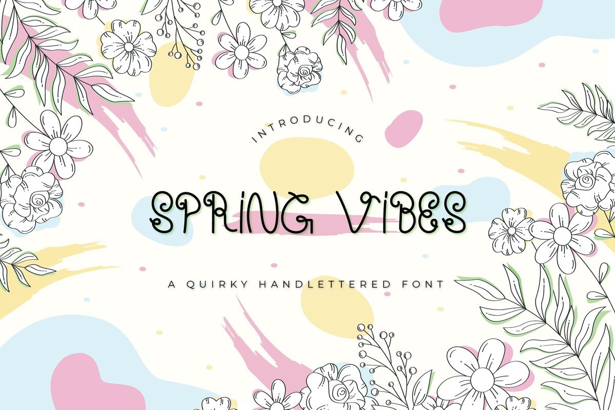 Spring Vibes Font preview
