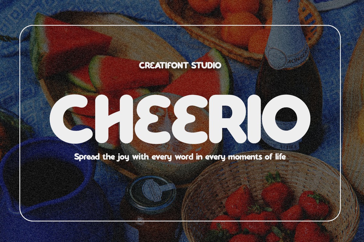 CF Cheerio Font preview