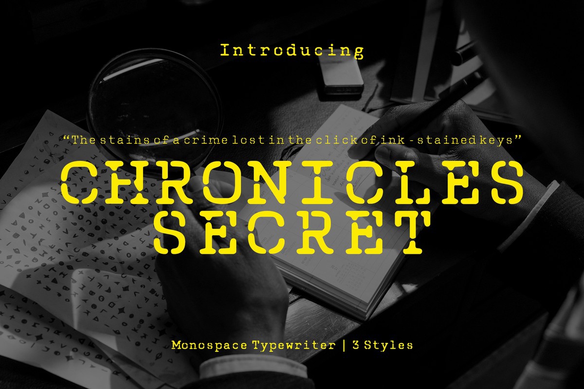 CF Chronicles Secret Rounded Font preview