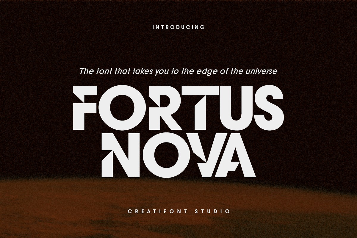 CF Fortusnova Font preview