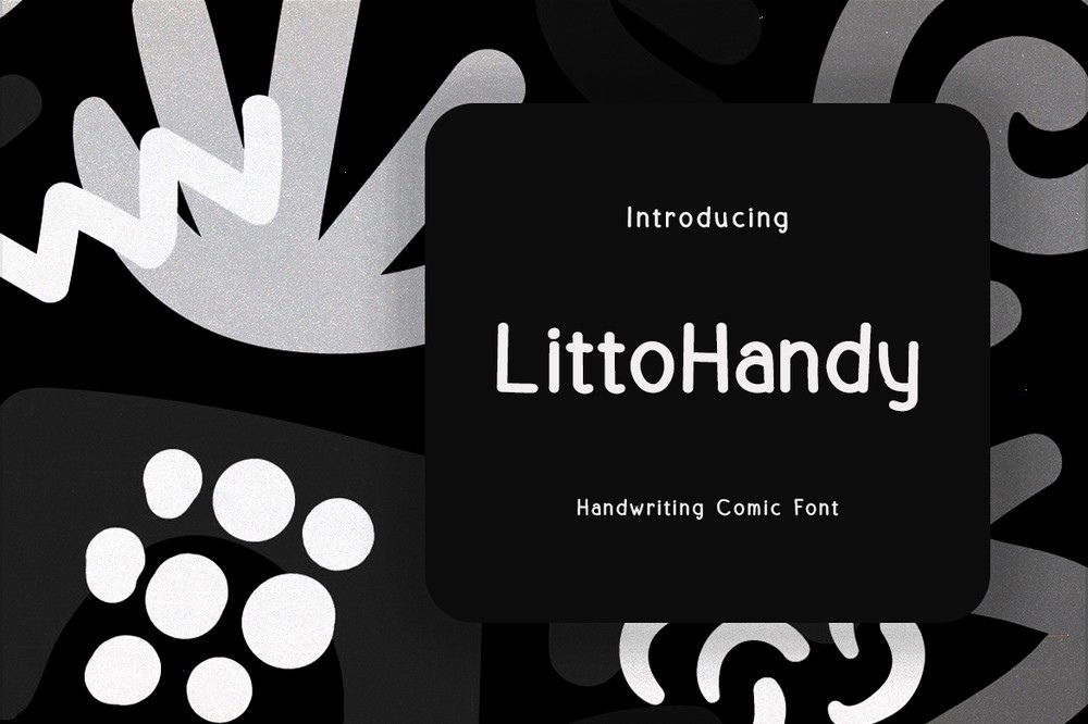 CF Littohandy Font preview