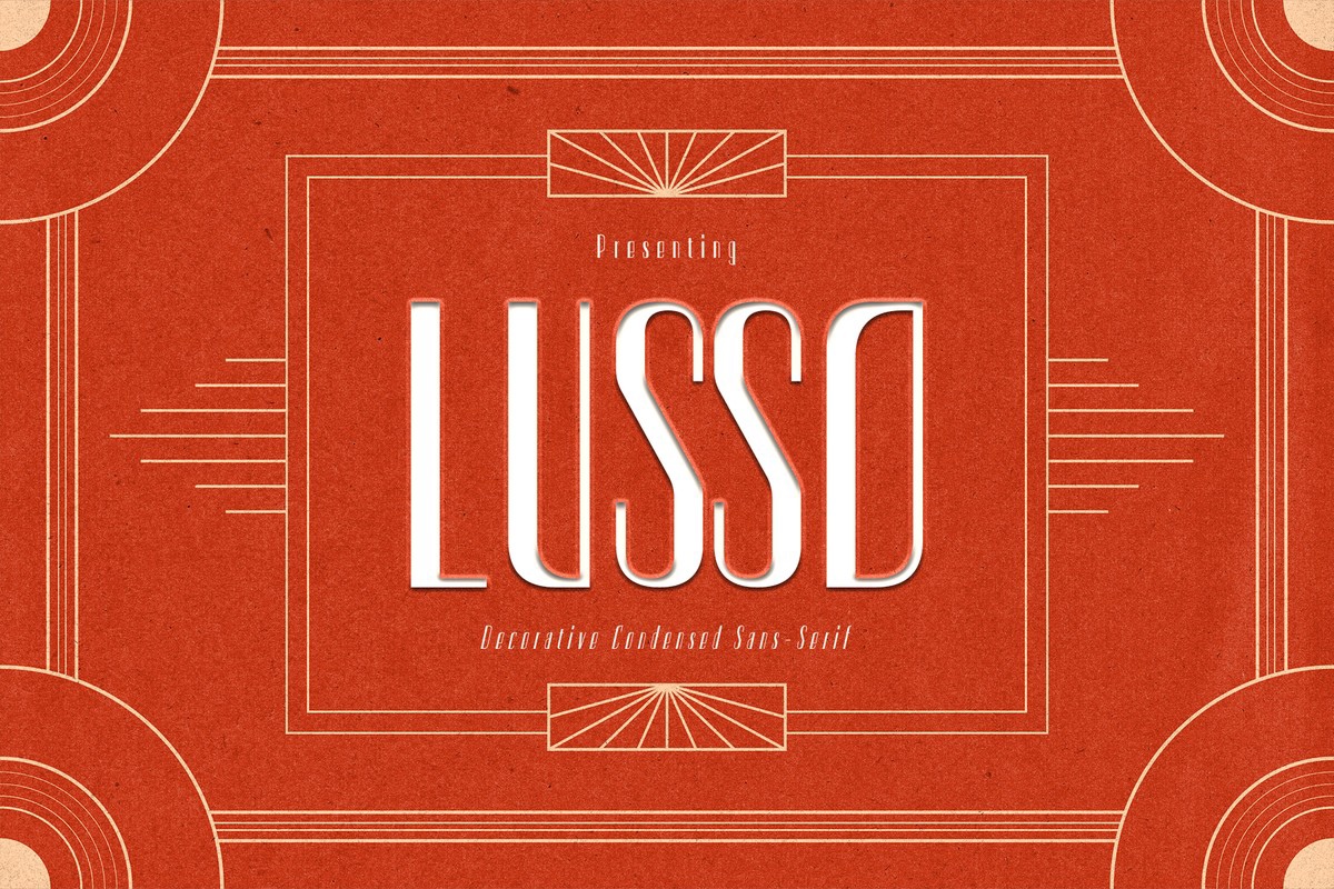 CF Lusso Font preview