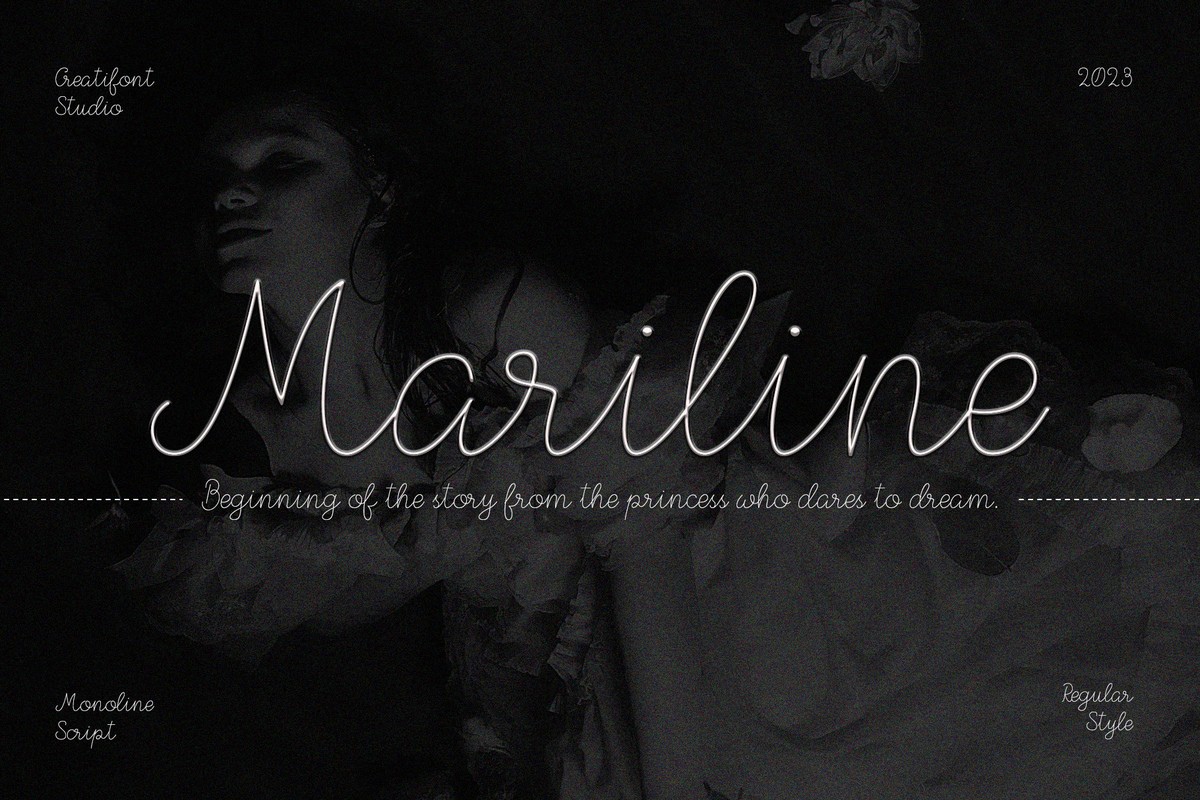 CF Mariline Font preview