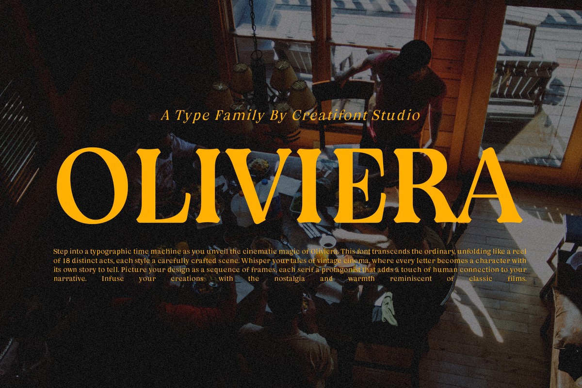 CF Oliviera Thin Italic Font preview