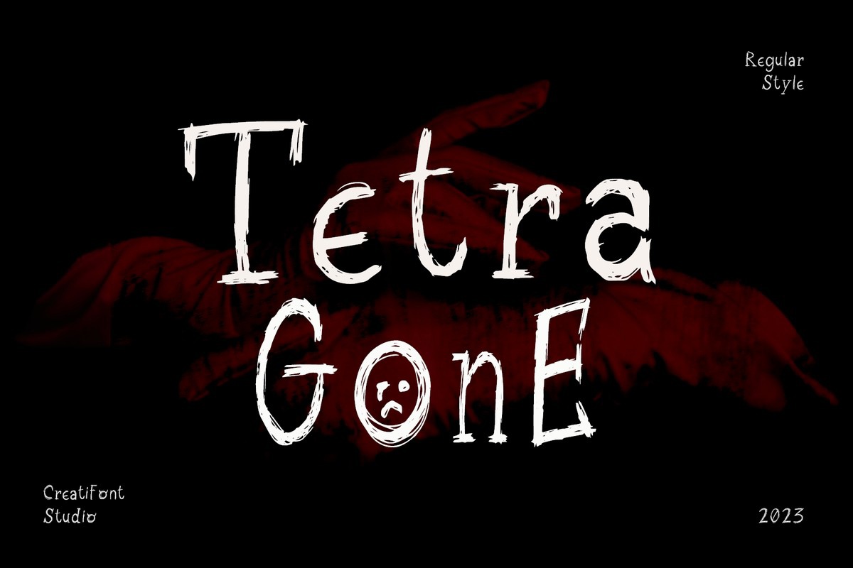 CF Tetragone Regular Font preview